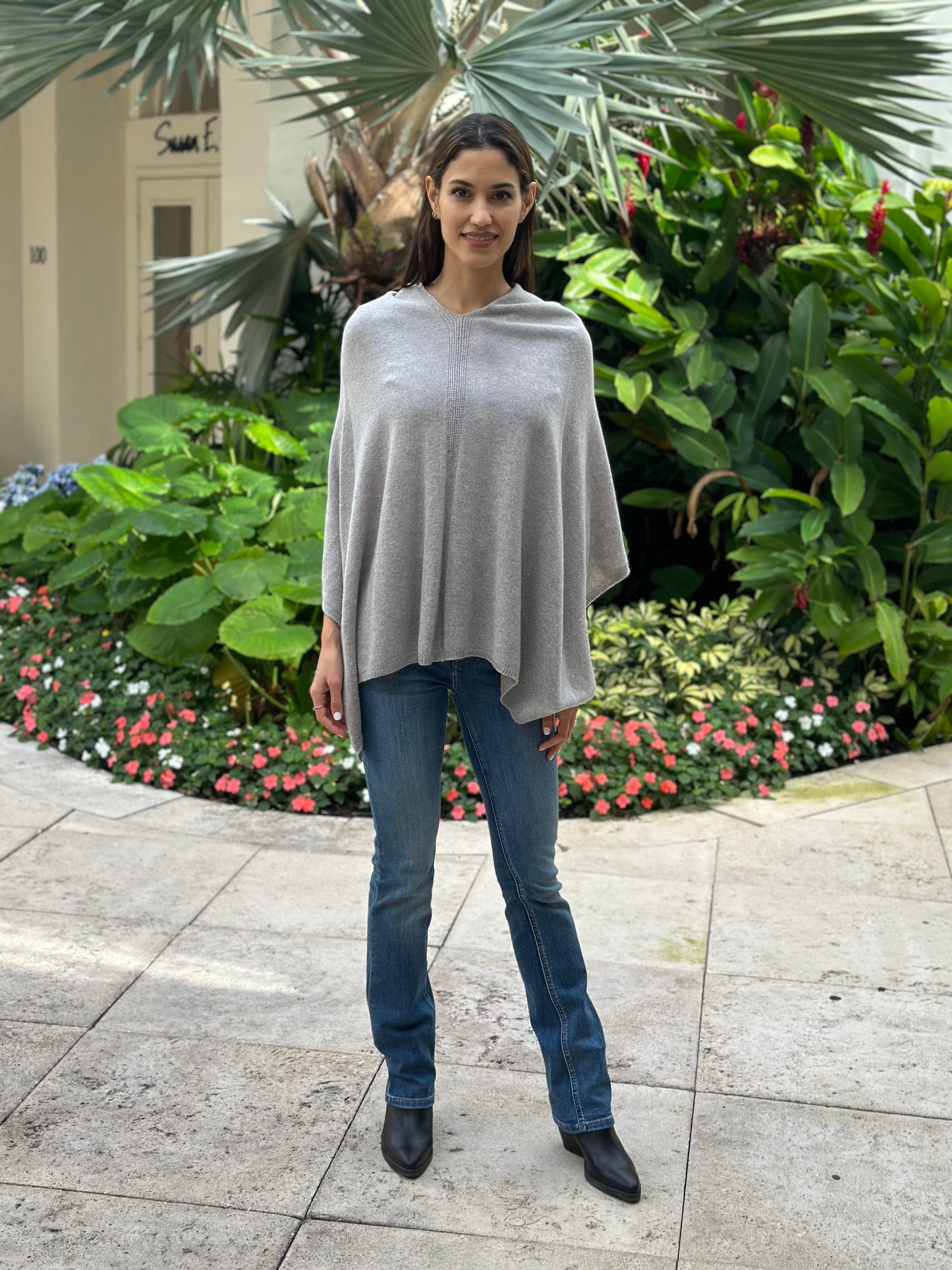 Poncho Cashmere Marina