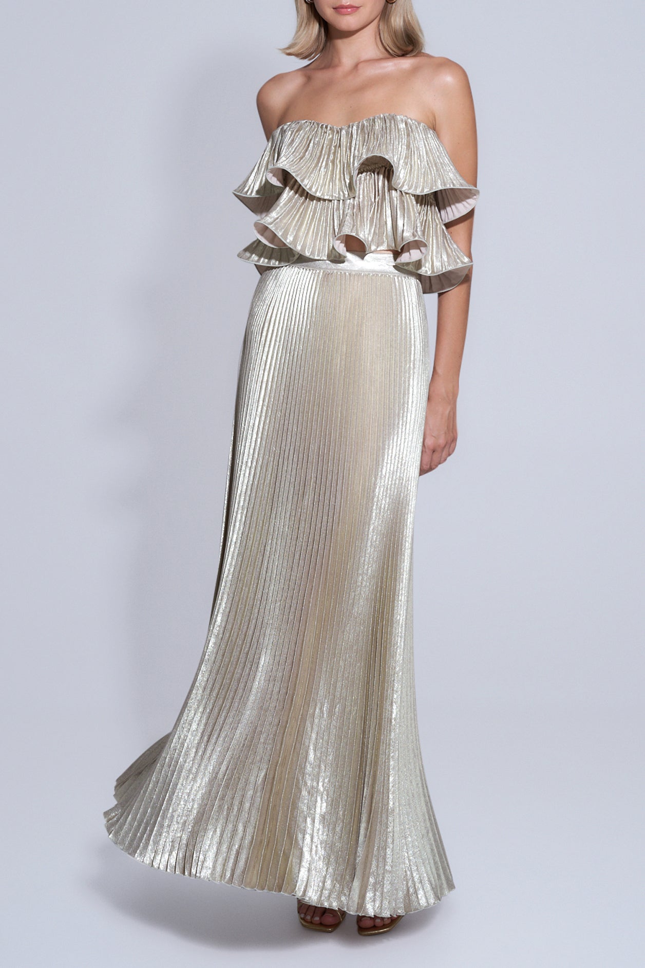 Romance Top Gold Shimmer