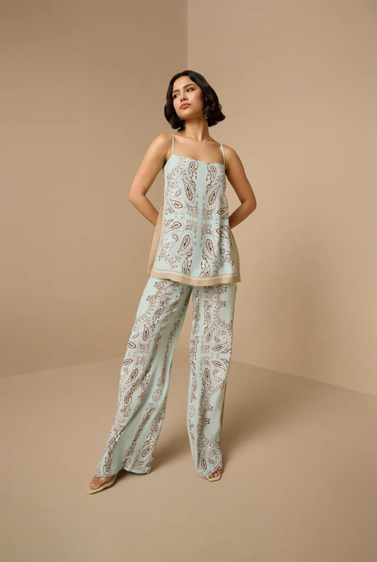 Hemant & Nandita Navi High Slit Top