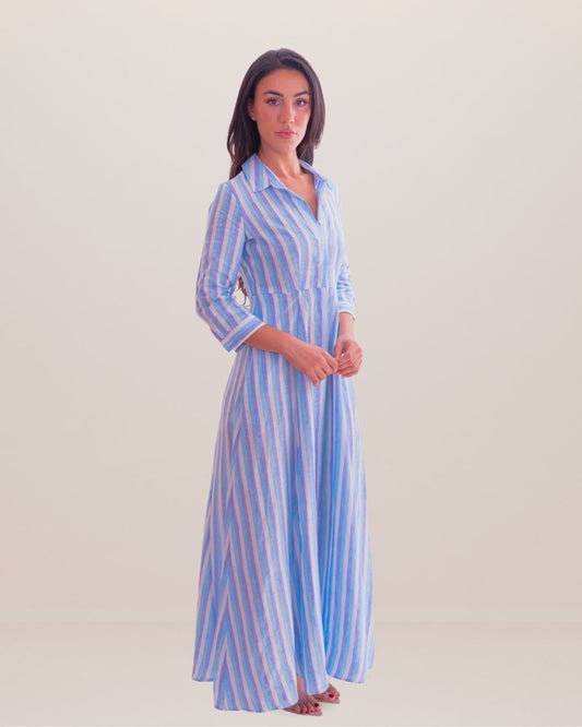 Shirt Dress New Style Linen