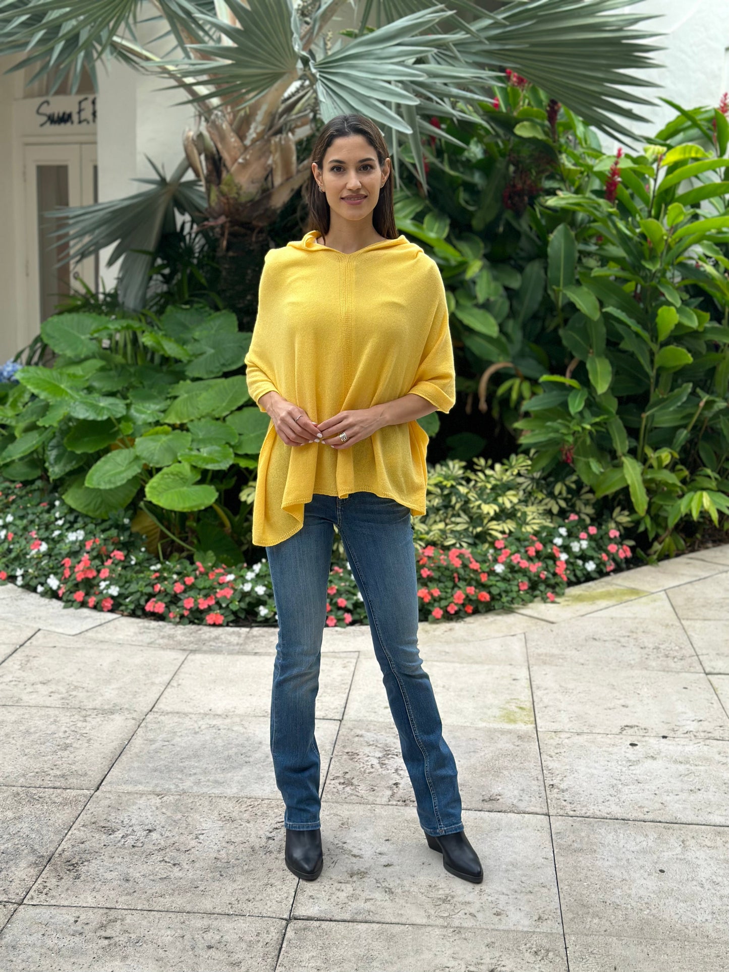 Poncho Cashmere Marina