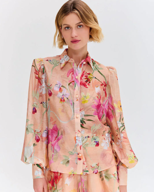 PatBo Lily Flower Shirt