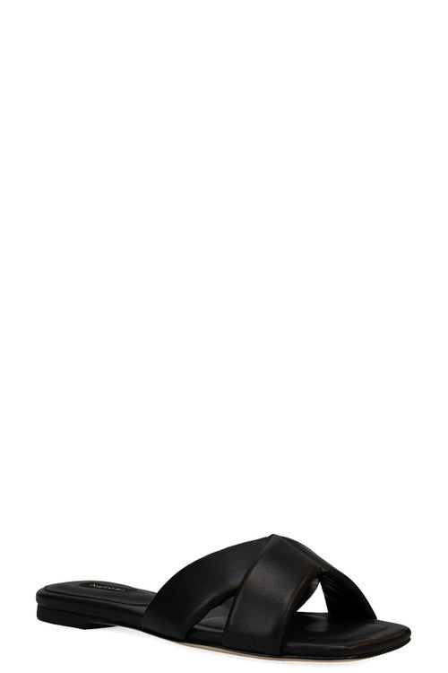 Vitta Nappa Leather Slide Sandals