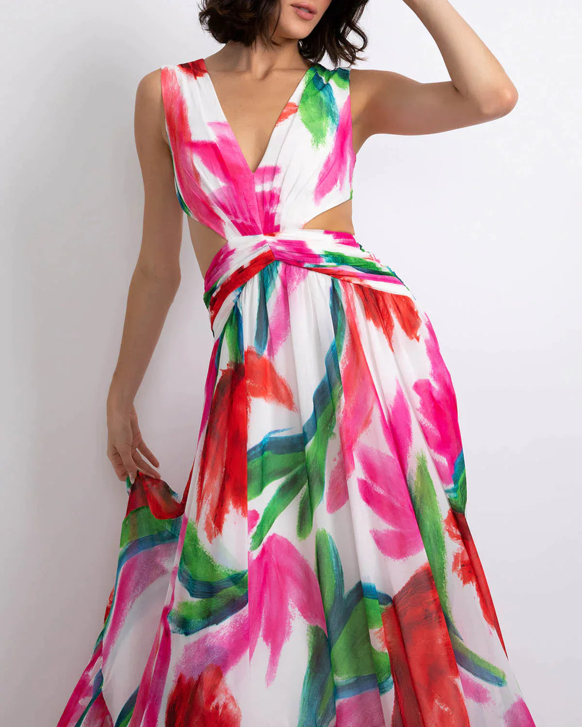 PatBo Allegro Cut Out Maxi Dress