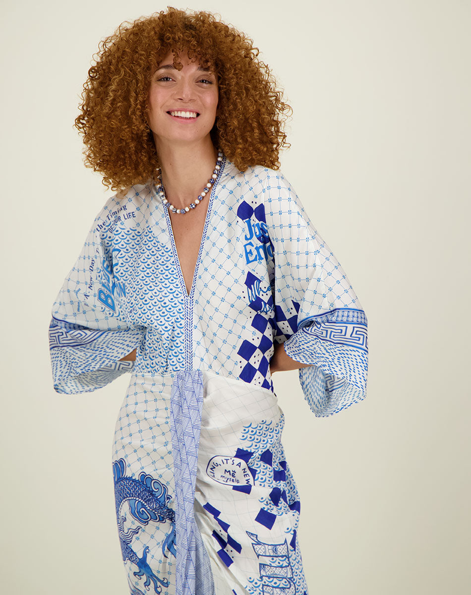 Me369 Sophia Amalfi Kimono Dress