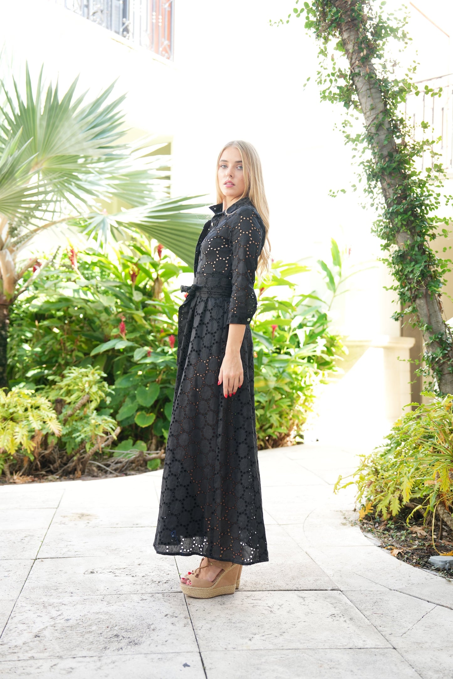 Shirt Dress Eyelet