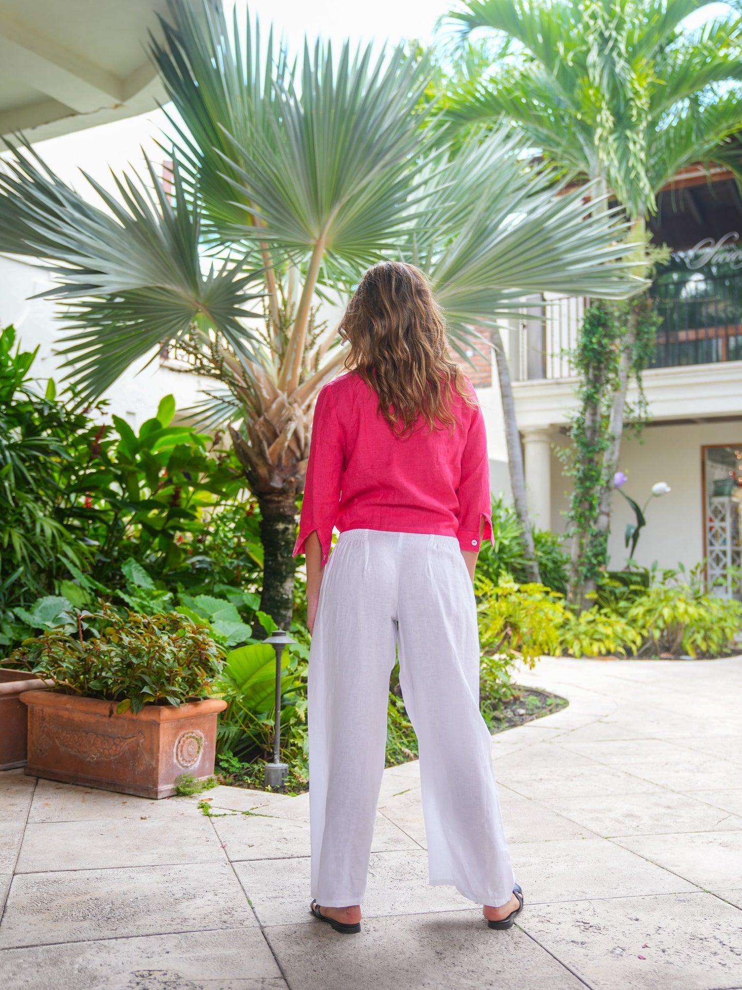 Blazer Button Linen