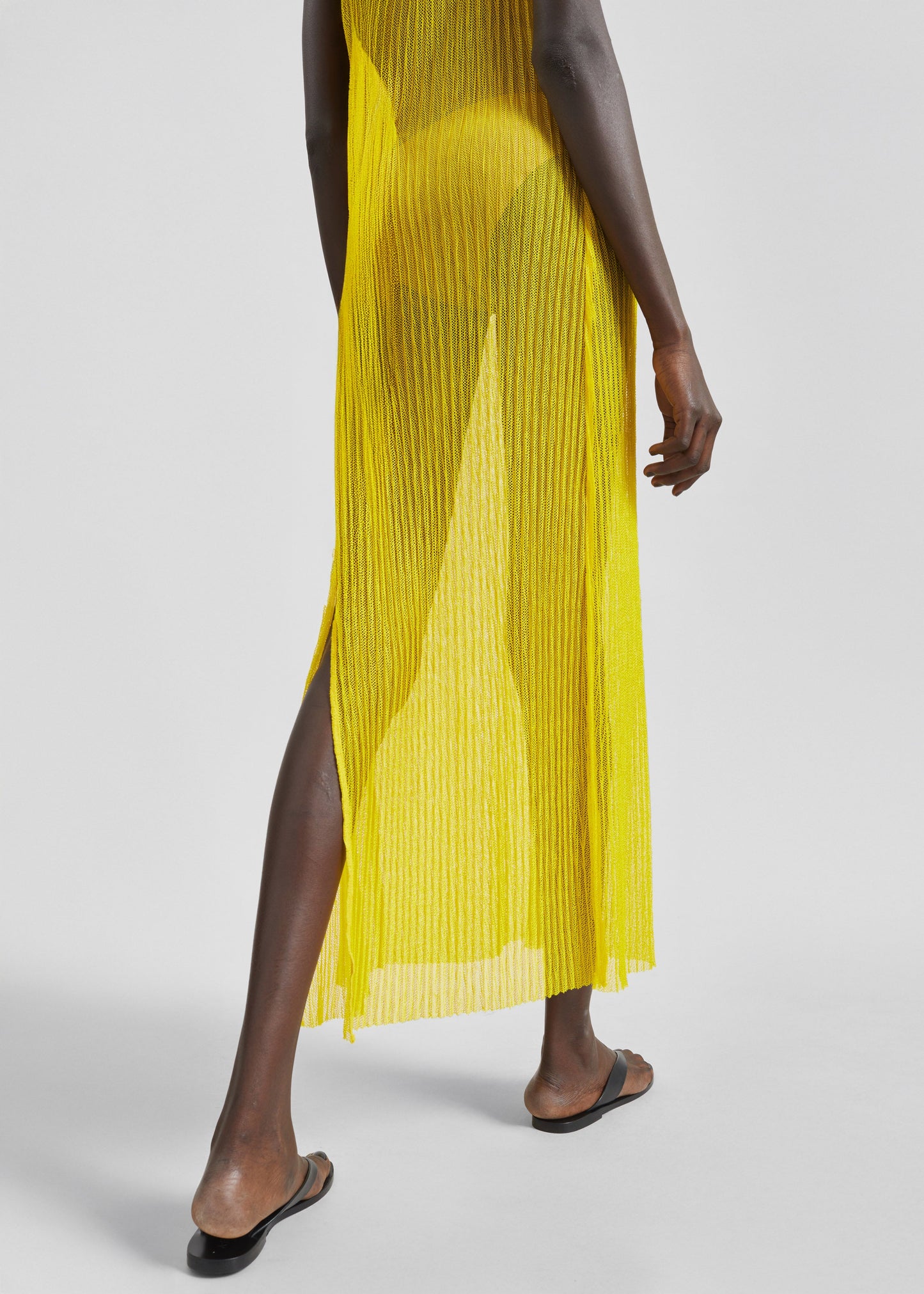Annecy Lace Dress - Yellow