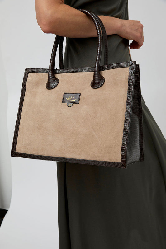 ATP Montefalcione Bag in Avena and Walnut