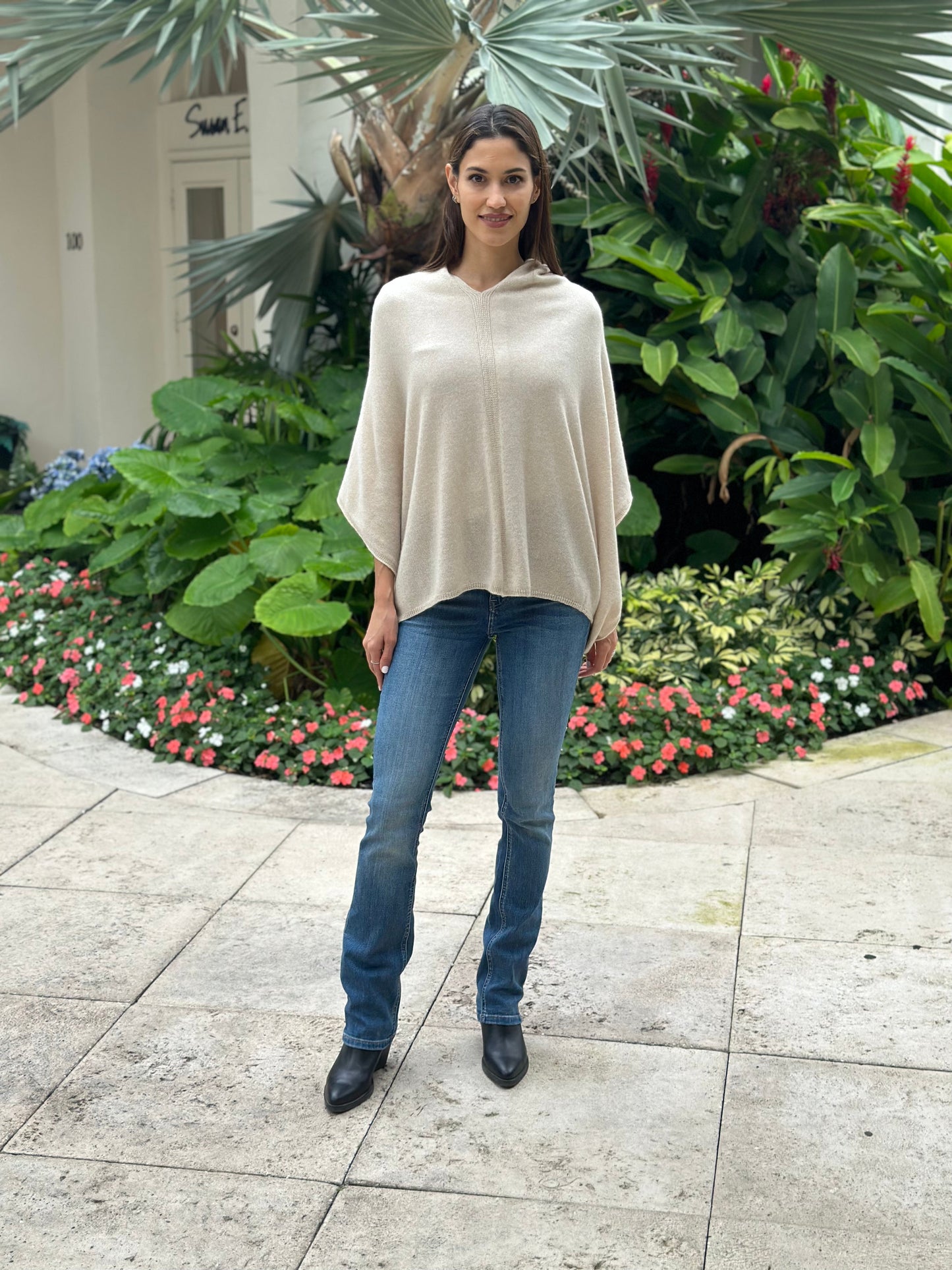 Poncho Cashmere Marina