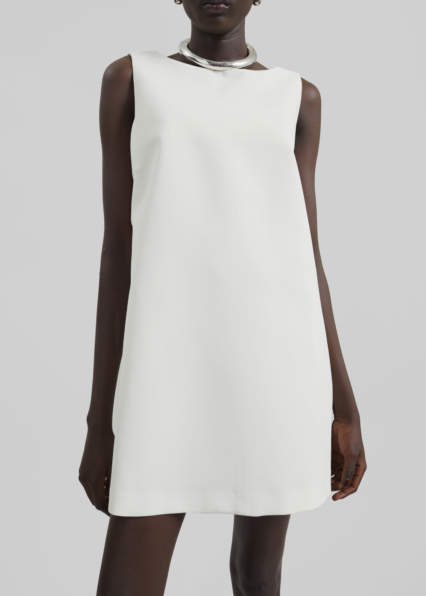Cersay Mini Trapeze Dress - Ivory