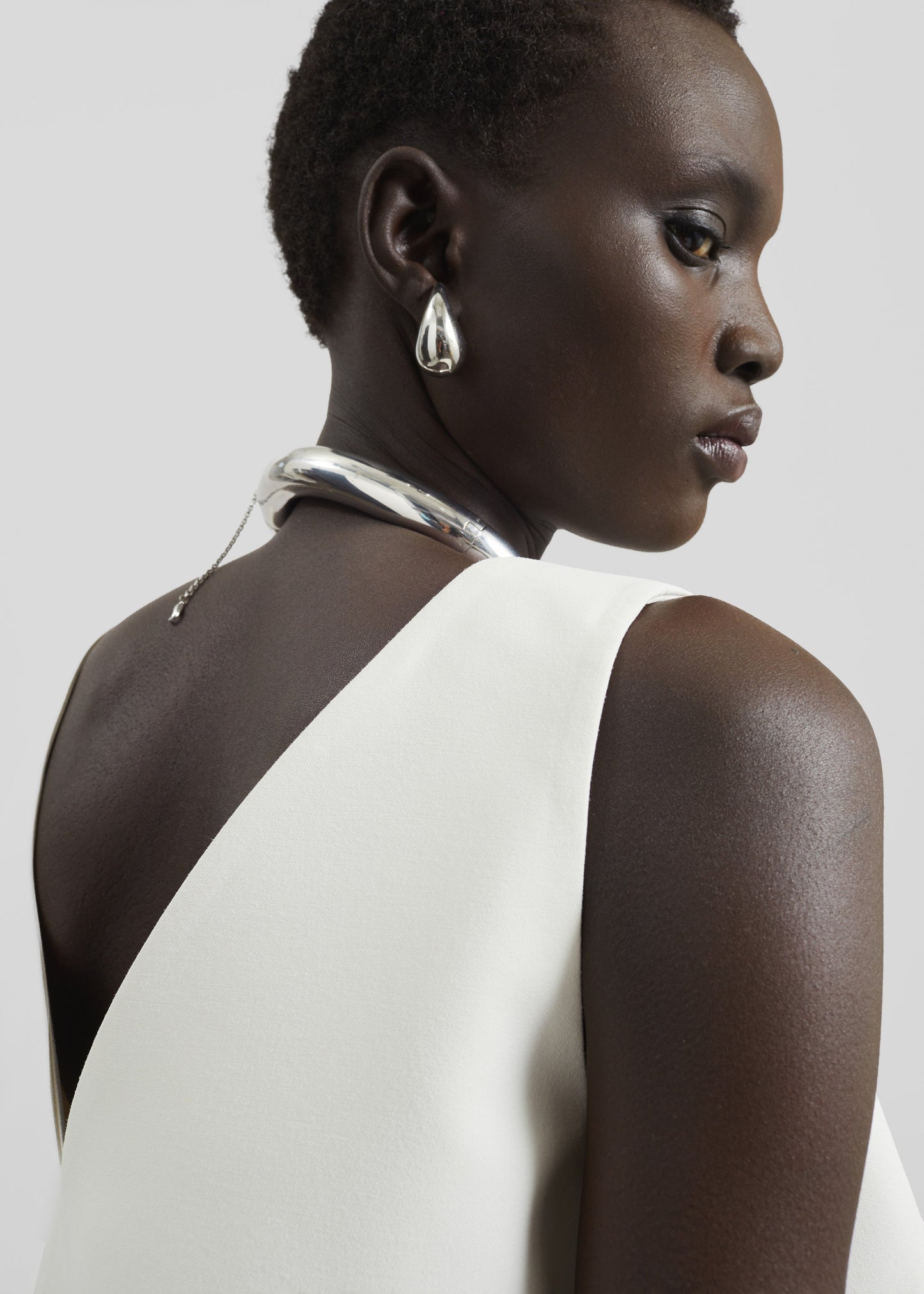 Cersay Mini Trapeze Dress - Ivory