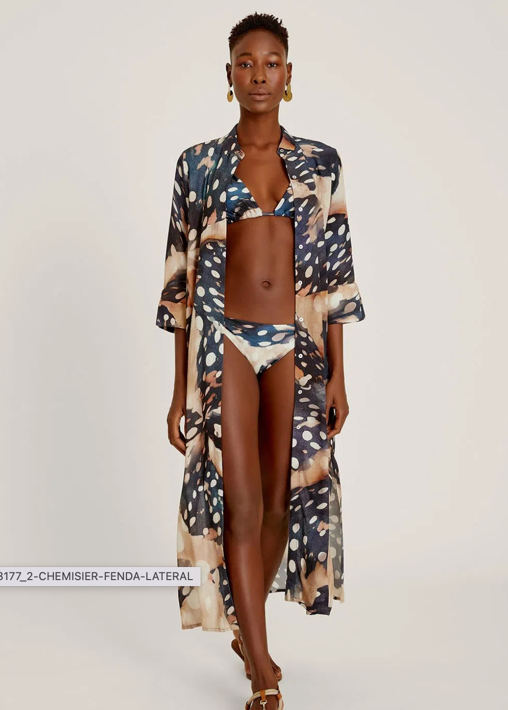 Lenny Chemisier Long Dress with Slit