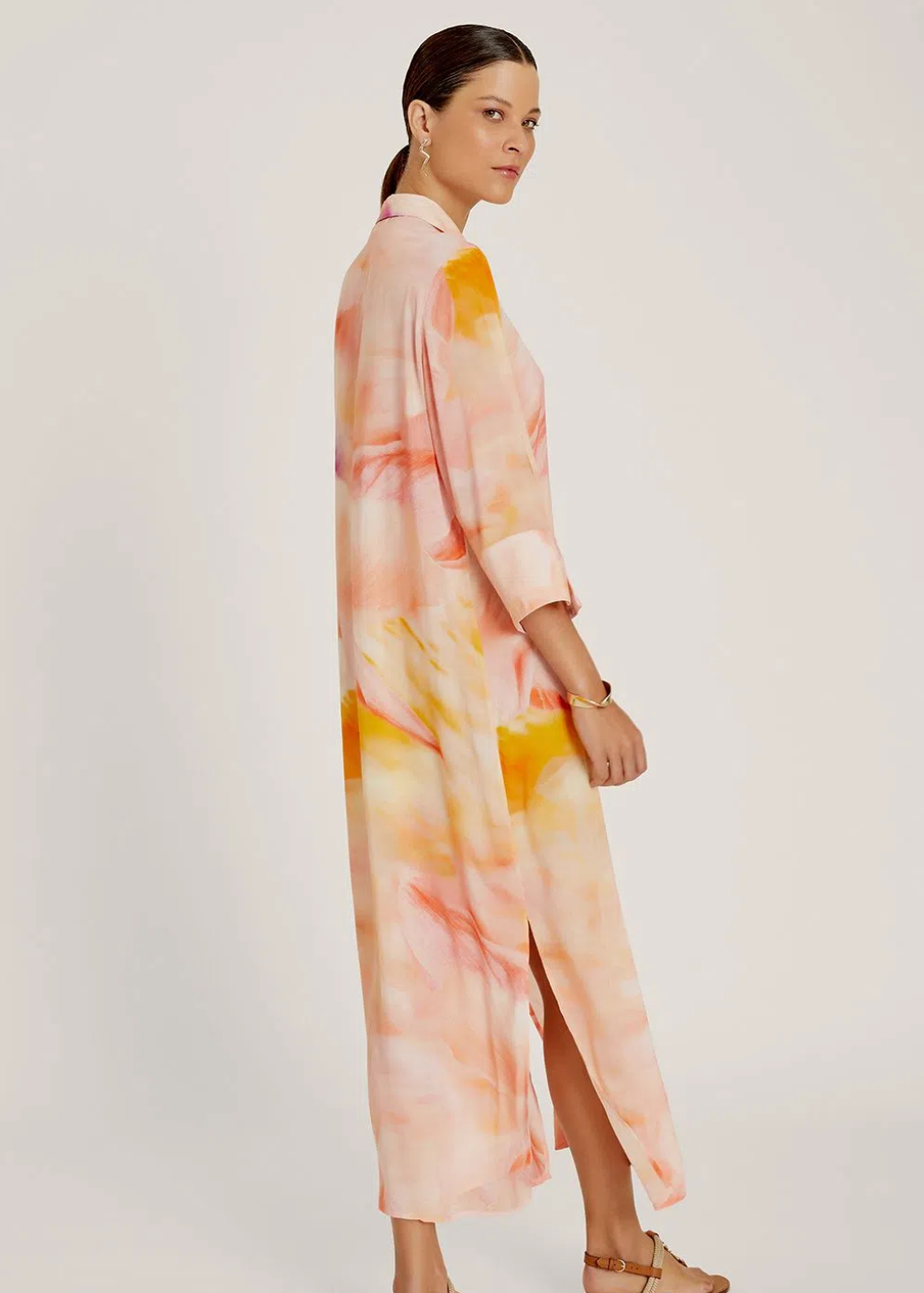 Lenny Chemisier Long Dress with Slit
