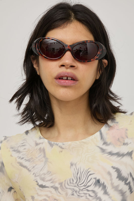 Collina Strada Cocoon Sunglasses in Tortoise