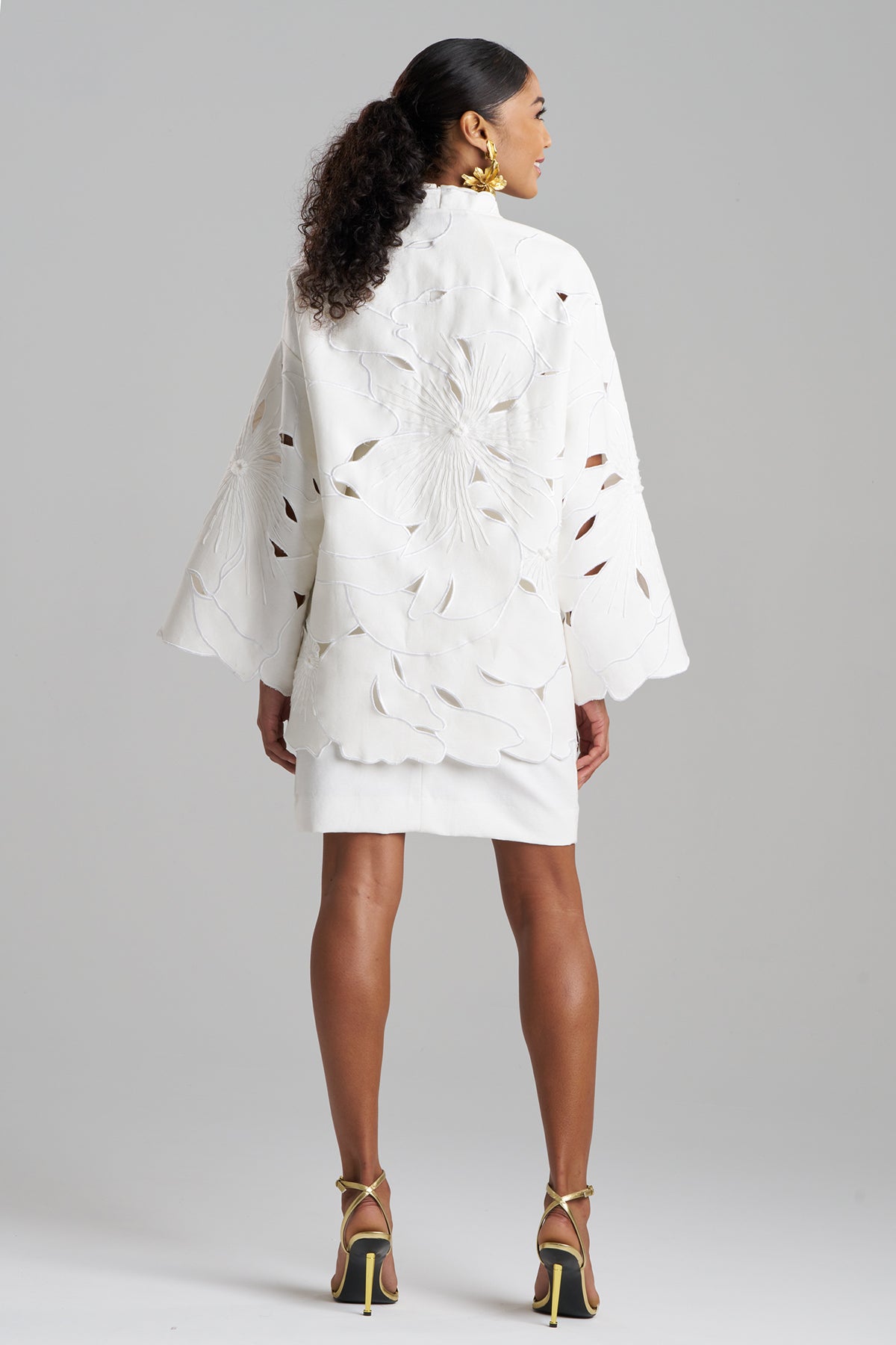 Couture Canvas Embellished Jacket
