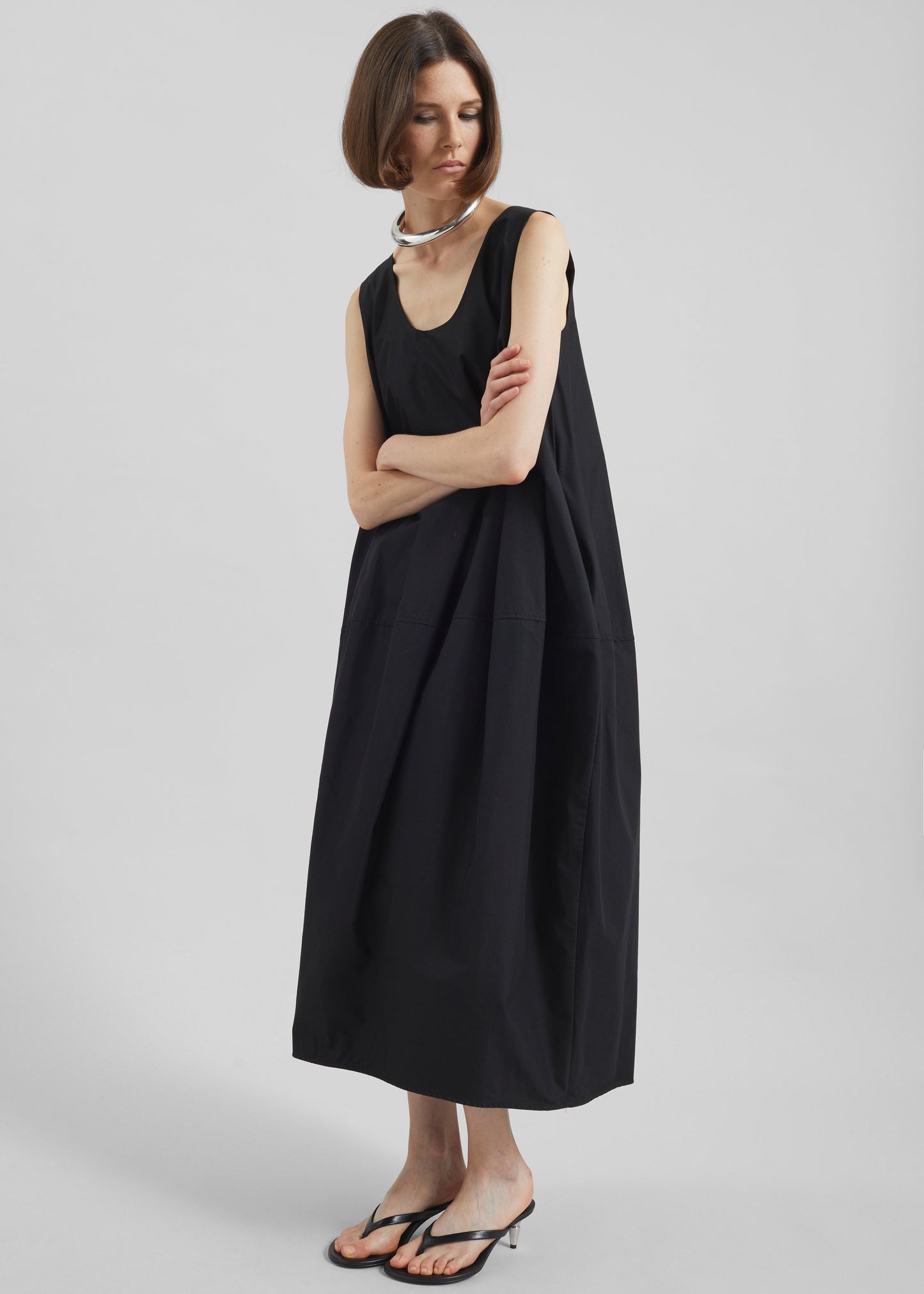 Delane Cocoon Dress - Black