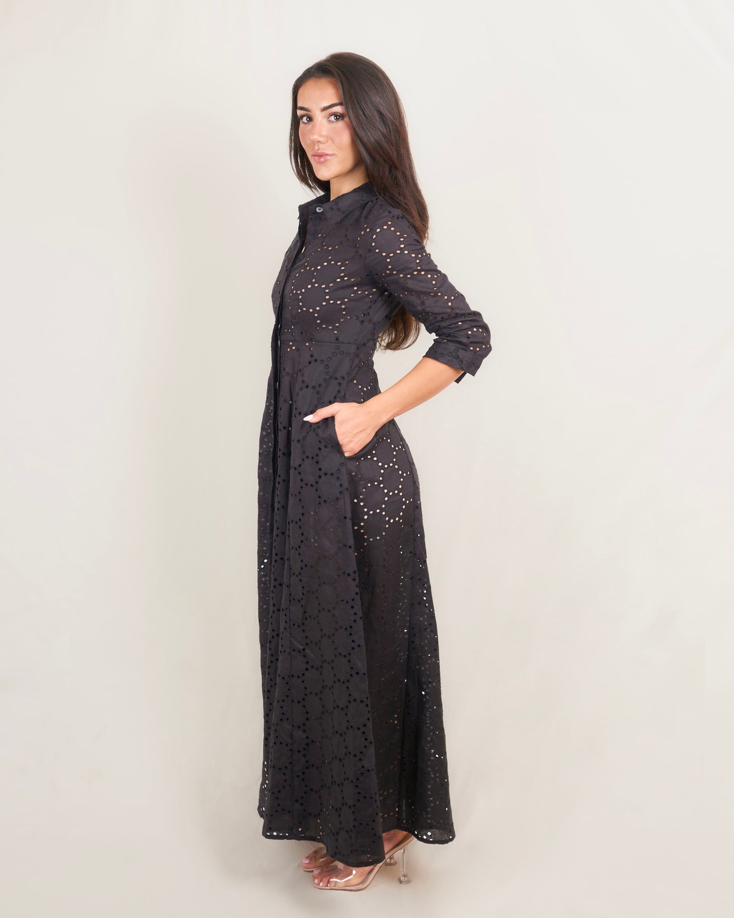 Shirt Dress Eyelet