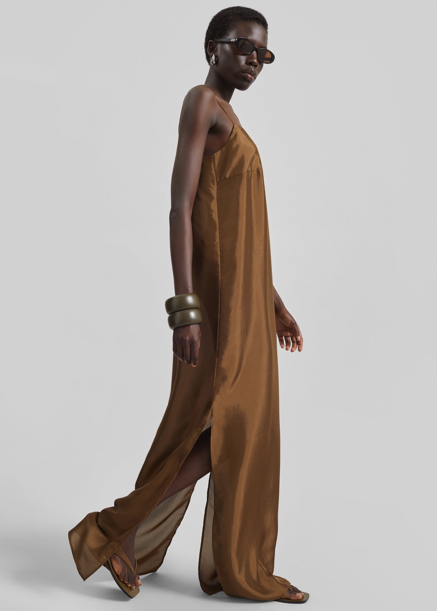 Dylana Sleeveless Maxi Dress - Bronze