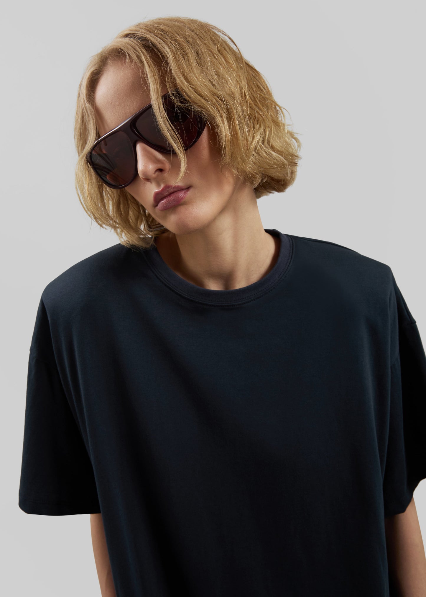 Endell Drop-Waist T-Shirt Dress - Navy