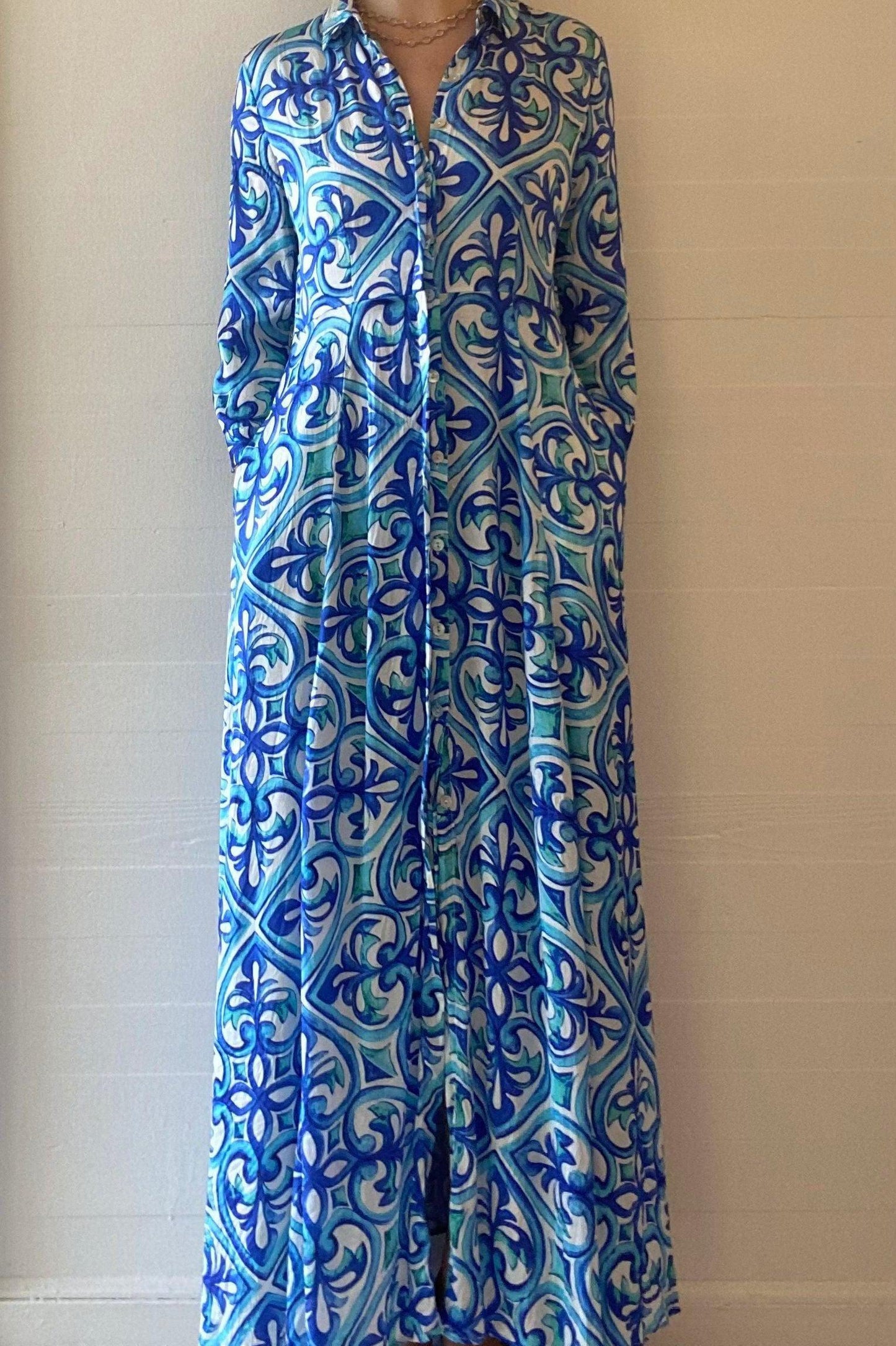 Shirt Dress Silk