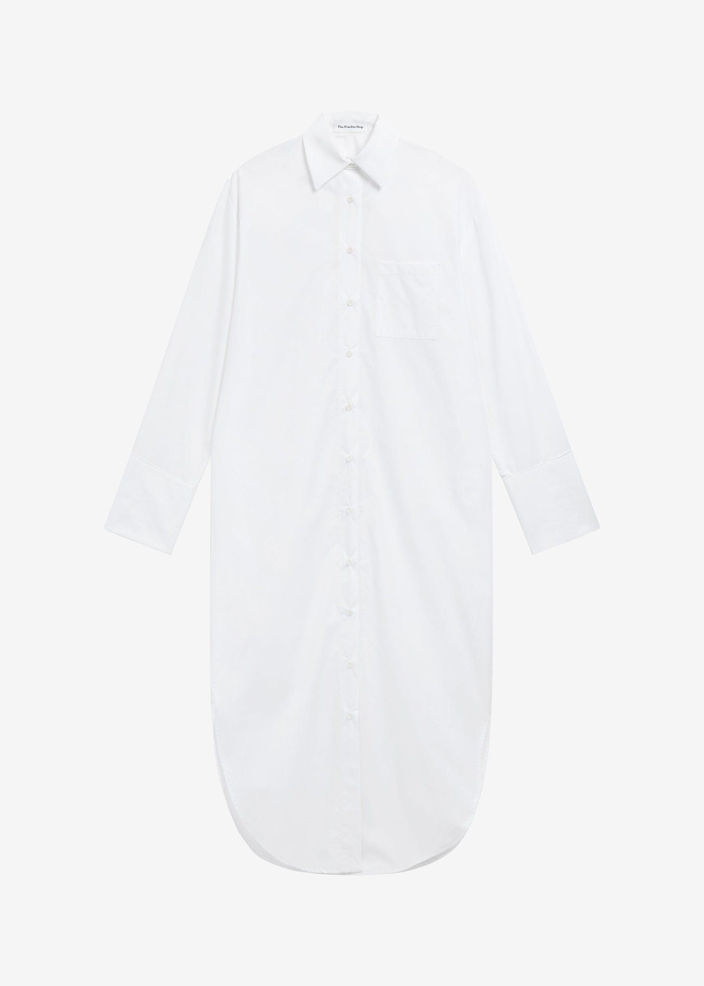 Helena Shirt Dress - White