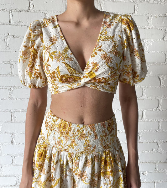 Hemant & Nandita Tora Crop Top