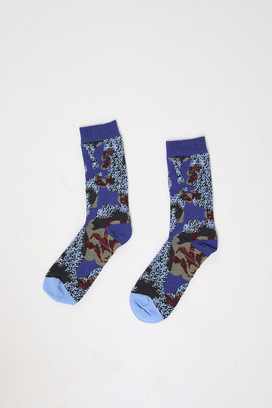 Henrik Vibskov Goats Socks in Goats Purple