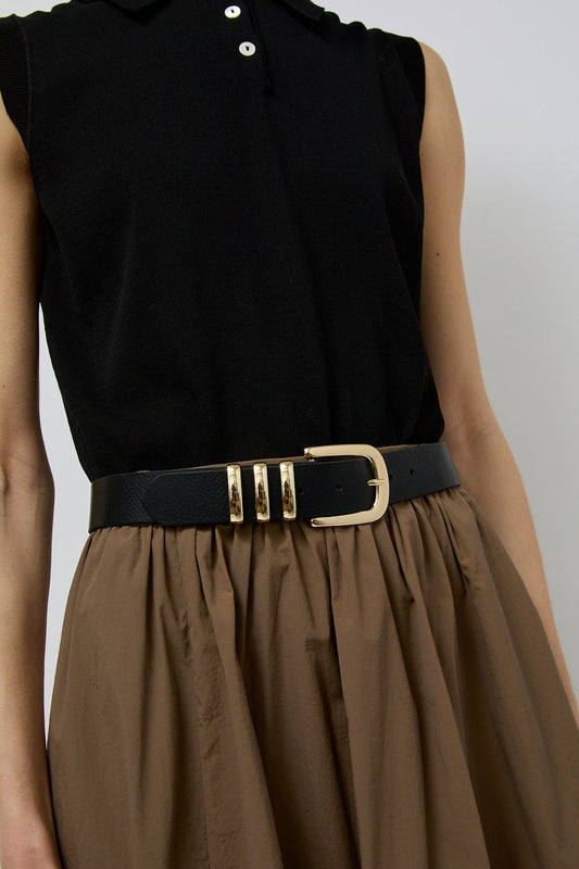 Herbert Frere Soeur La Alma Belt in Noir