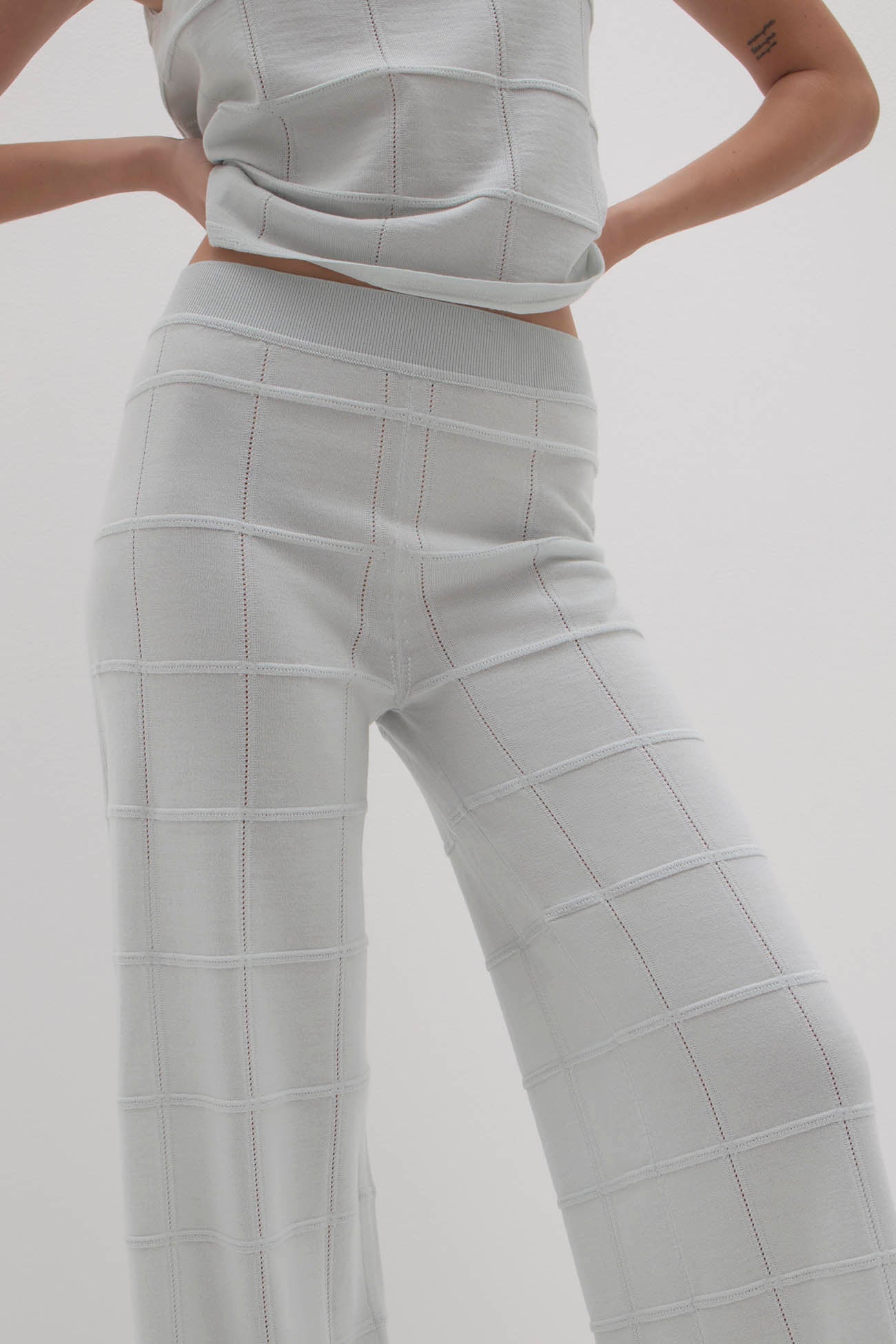 AMALFI MERINO BLEND WIDE-LEG PANT