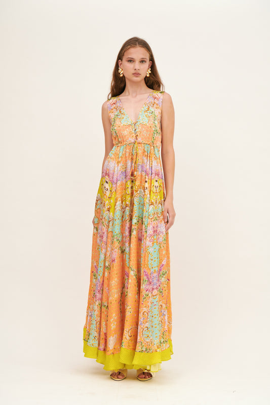 Kore’ Long dress V-neck