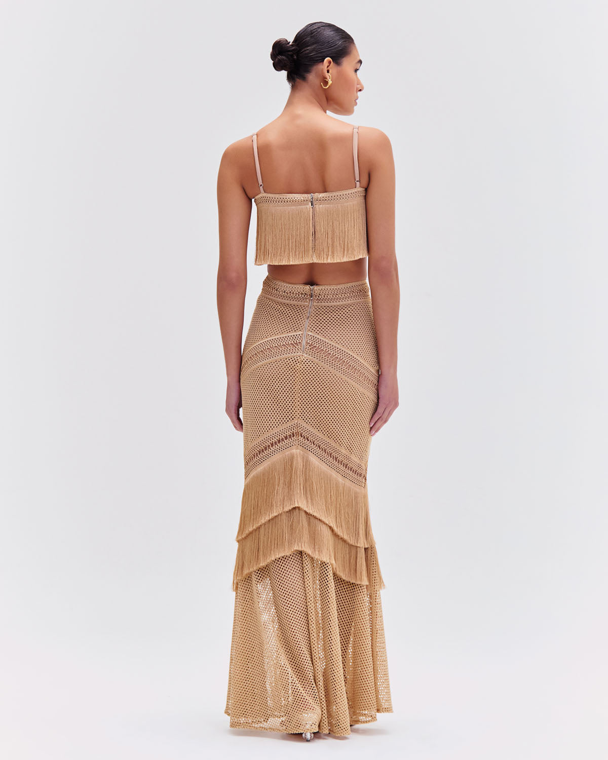 PatBo Fringe Cropped Top