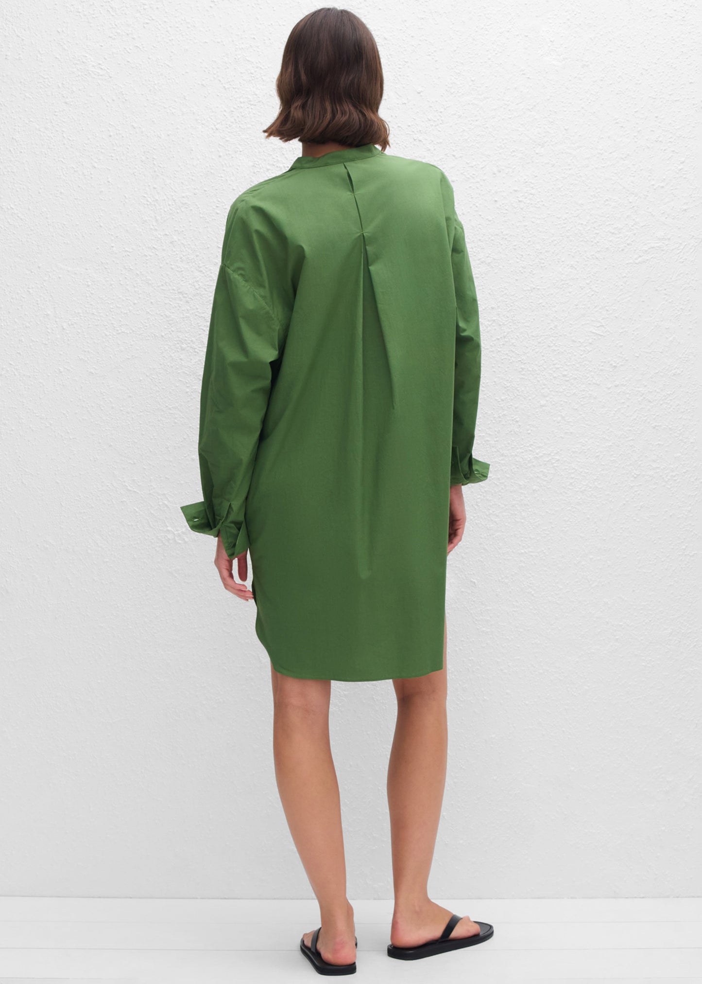 Matteau Popover Mini Shirt Dress - Cactus