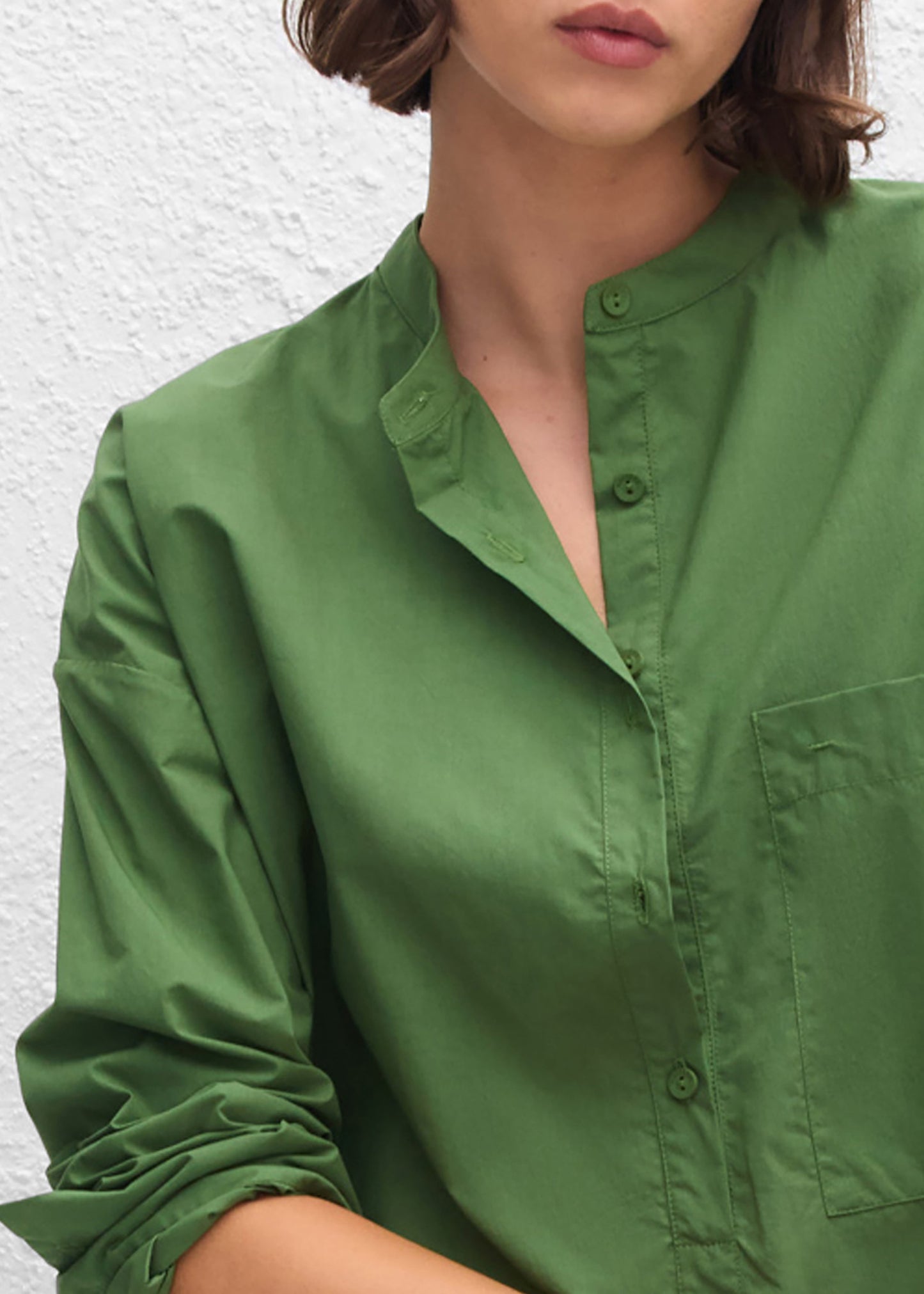 Matteau Popover Mini Shirt Dress - Cactus
