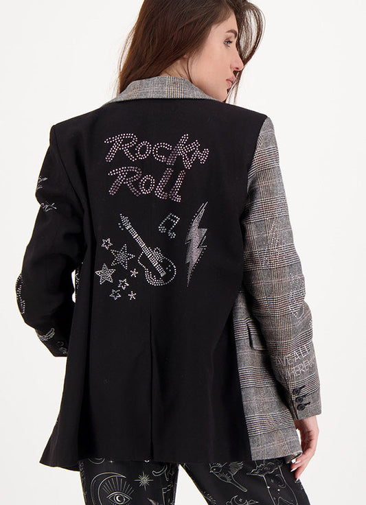 Morgan Jacket Black Check