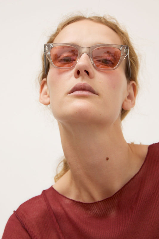 Monokel Memphis Sunglasses in Grey and Orange