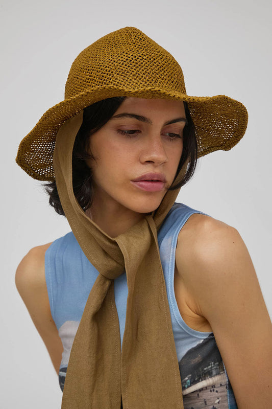 Muhlbauer Traveller Otto Alessio Hat in Olive with Tobacco