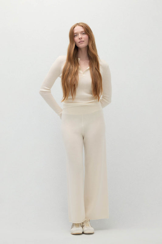 MARINA CROPPED CASHMERE PANT