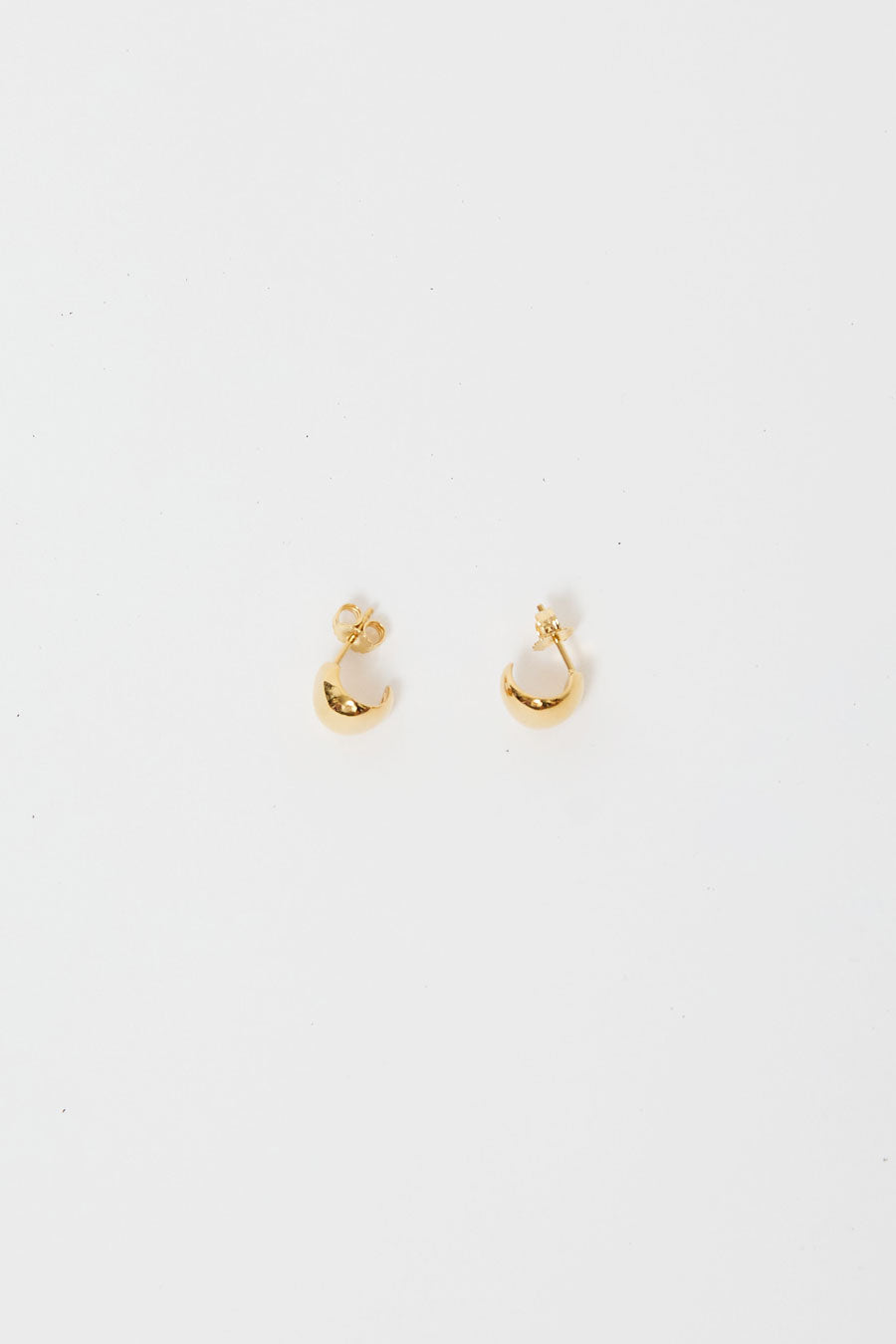Nina Gordon Fold Hoops in Gold
