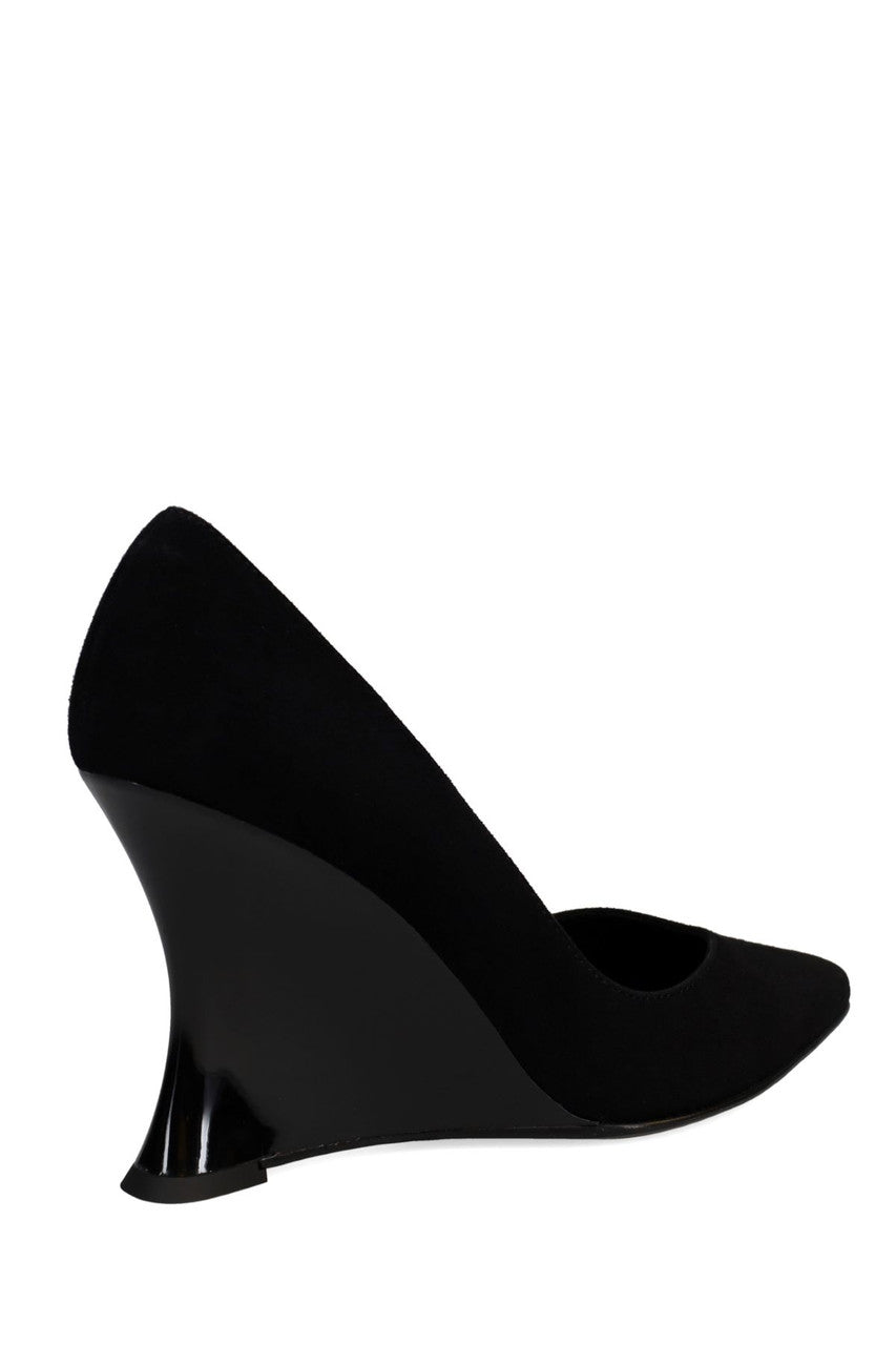 Nori Suede Wedge Pump