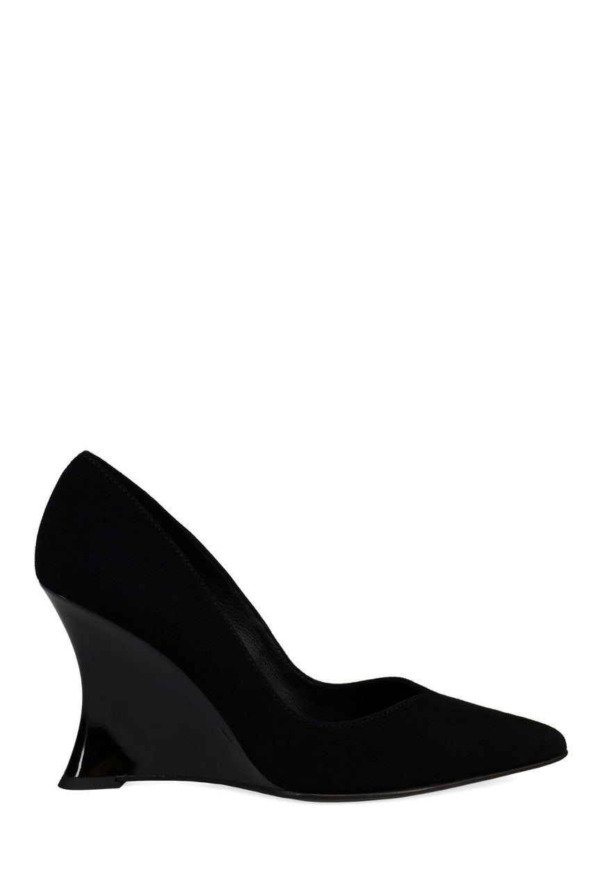Nori Suede Wedge Pump