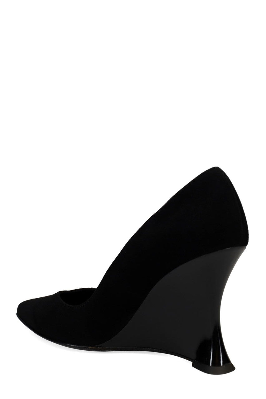 Nori Suede Wedge Pump