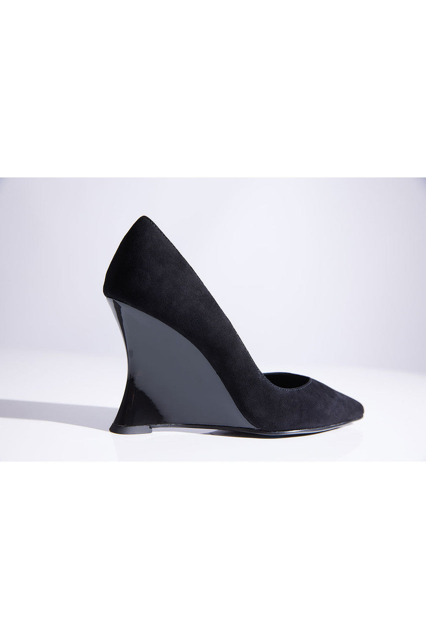 Nori Suede Wedge Pump