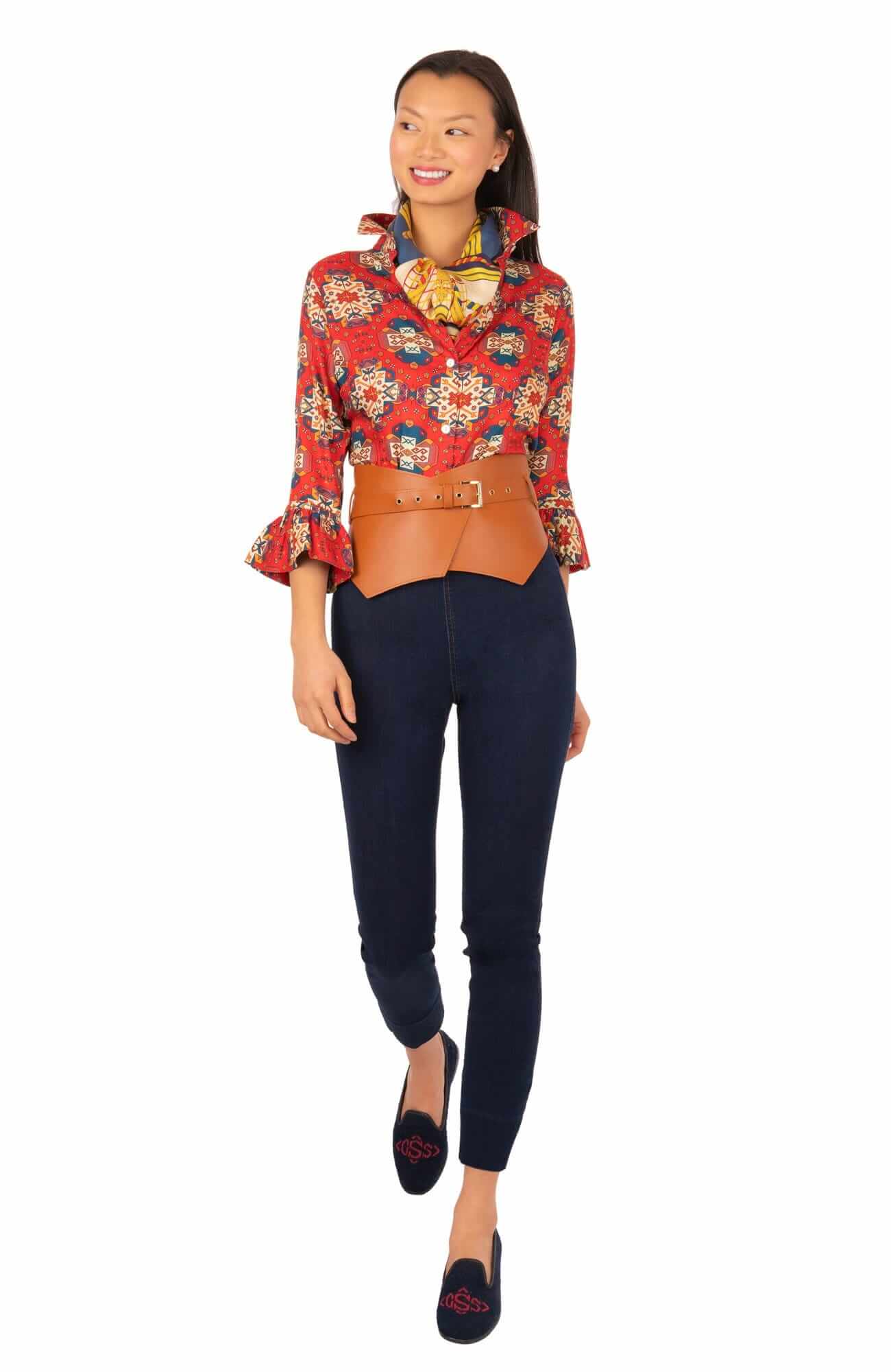 Gripeless Denim Pull On Pant