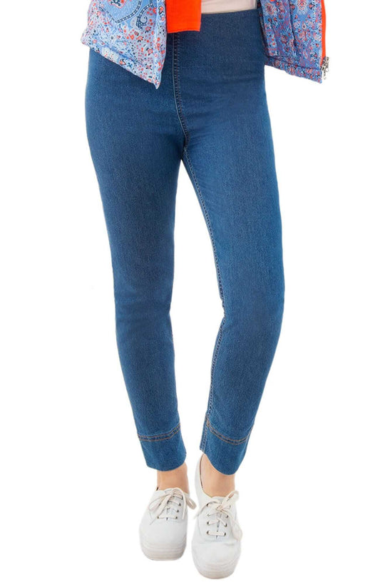 Gripeless Denim Pull On Pant