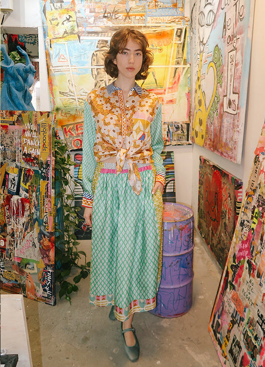 Me369 Isabel Printed Shirt