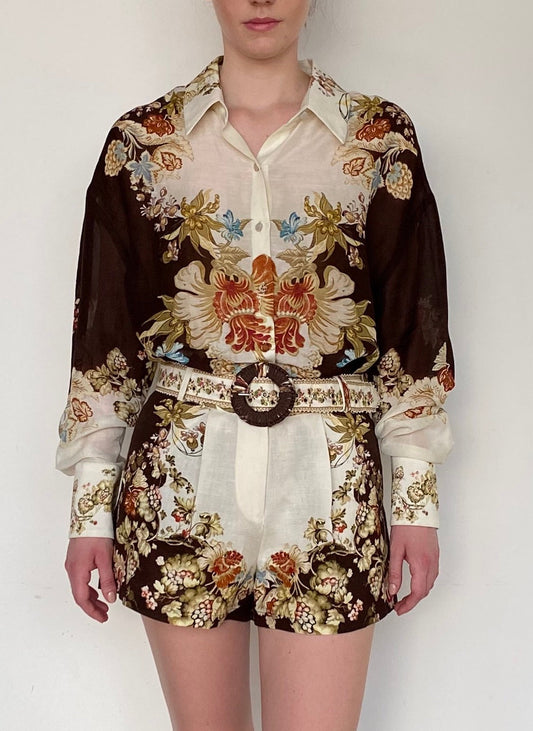 Hemant & Nandita Rohi Short with Belt