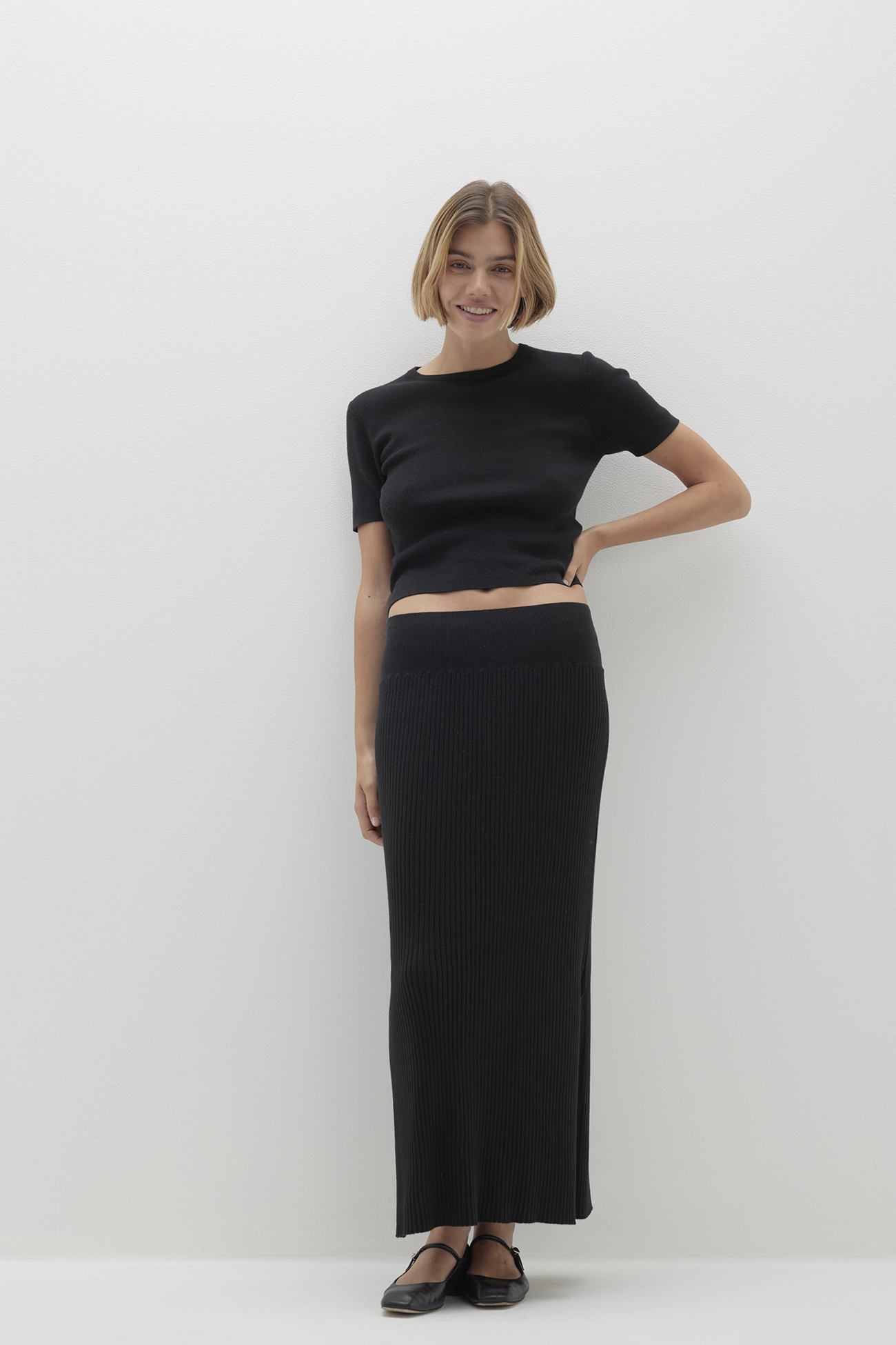AUBRIE MIDI SKIRT