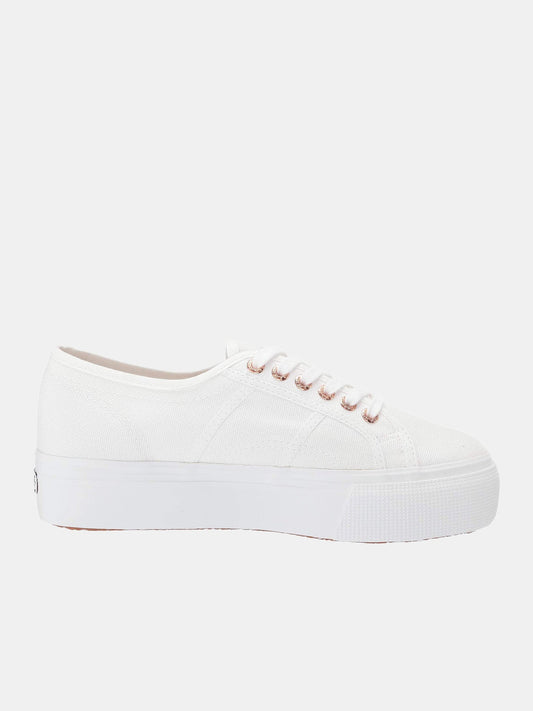 Superga Women's Acotw Core Fabric Platform Sneaker