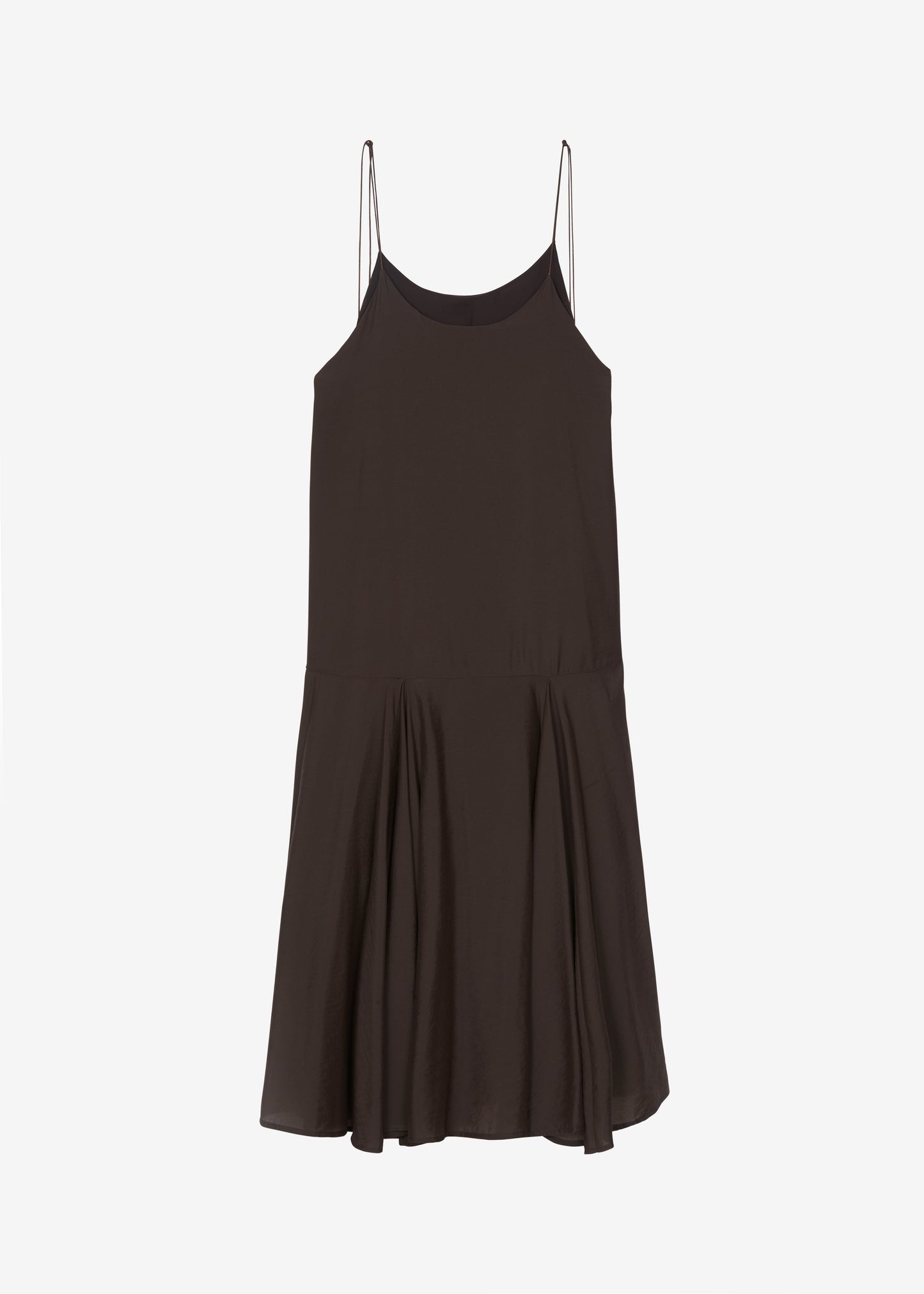 Savenay Drop-Waist Maxi Dress - Brown
